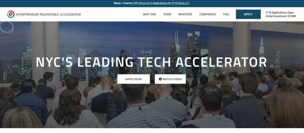 Entrepreneurs Roundtable Accelerator Image