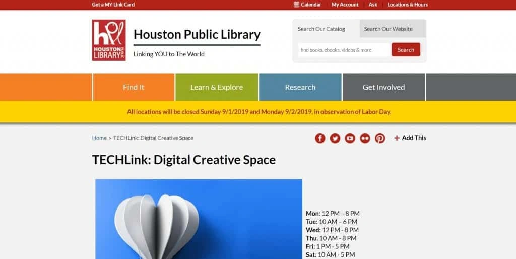 Houston Public Library Image