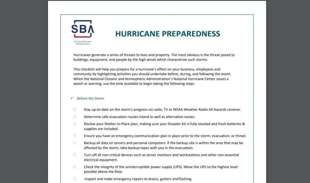 Hurricane Preparedness Image