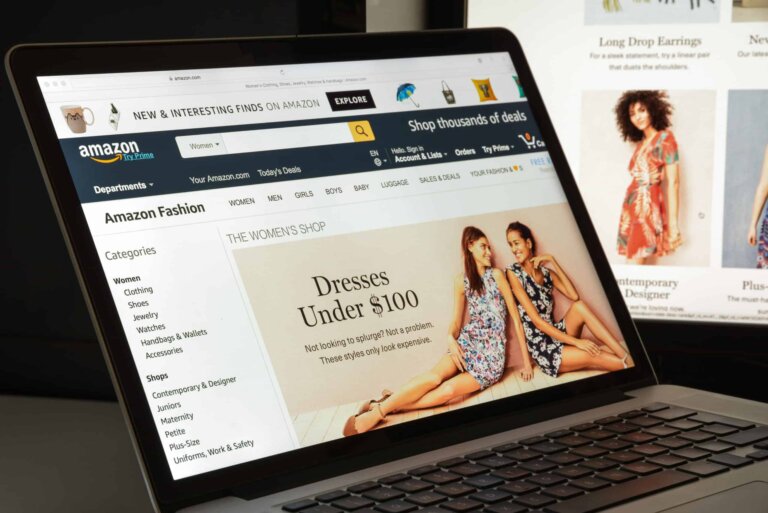 Amazon homepage showcases brands that have successfully met the amazon brand registry requirements