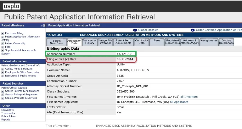 Application Number Image