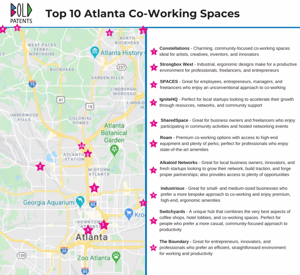 Co-Working Spaces in Atlanta Image