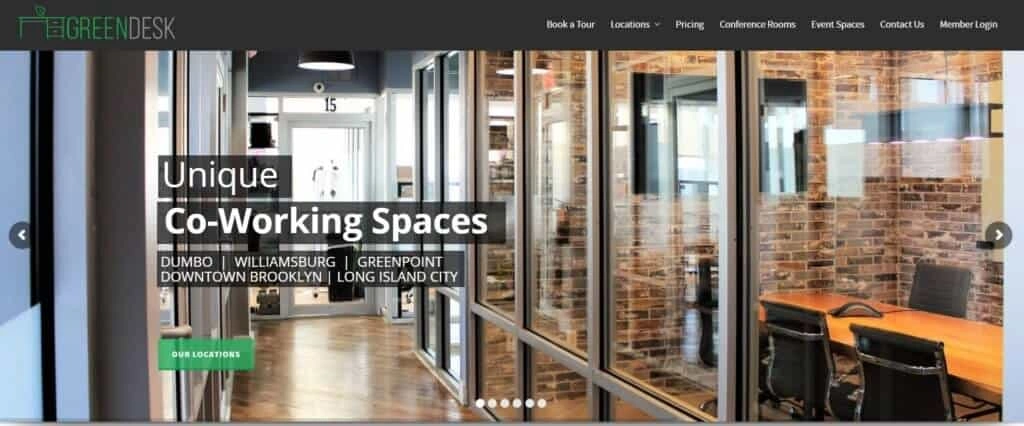 Greendesk New York City Bold Patents Website Image