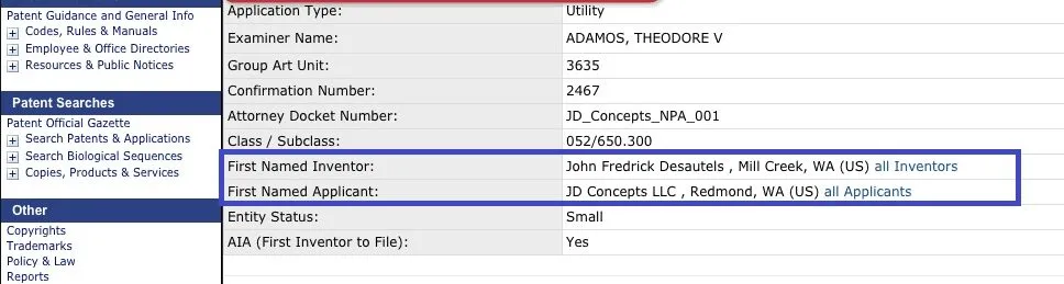 Inventor Info Image