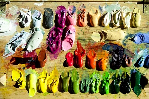 palette of paint Image