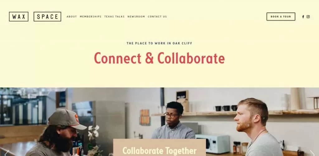 Top Coworking Spaces in Dallas Wax Space Website Found on Bold Patents