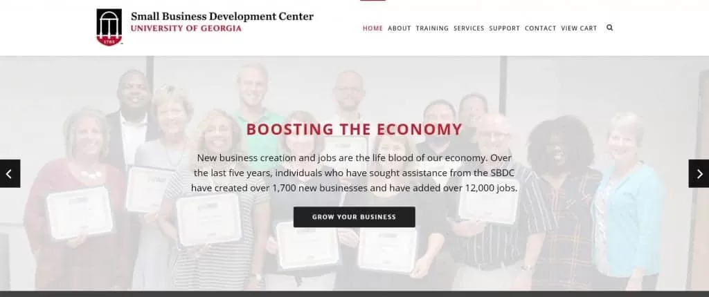 UGA SBDC (University of Georgia Small Business Development Center) Image