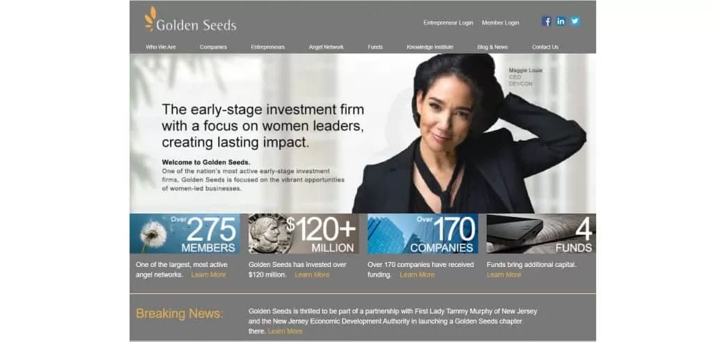 Top Resources For Inventors And Entrepreneurs In Dallas According To Bold Patents Golden Seeds Seed Funding Website Image