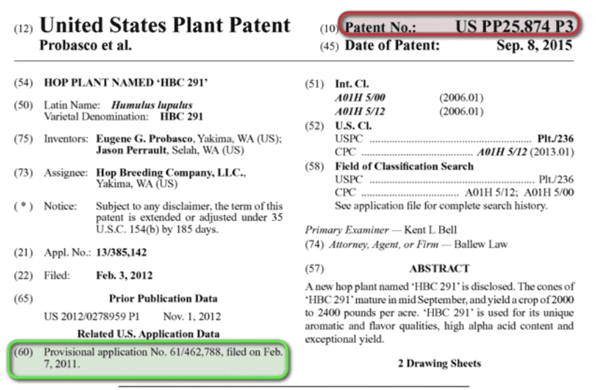 plant patent cover Image