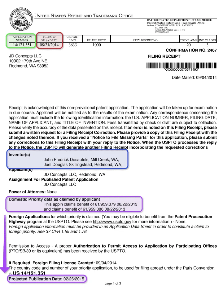 Have I Really Filed My Patent with the USPTO Image